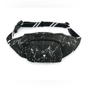 Frenchie Fanny Pack - Black Marble